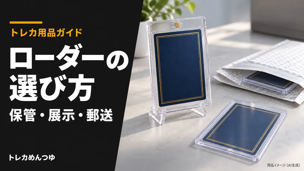 高額カードにおすすめのローダー｜保管・展示・郵送の使い分け