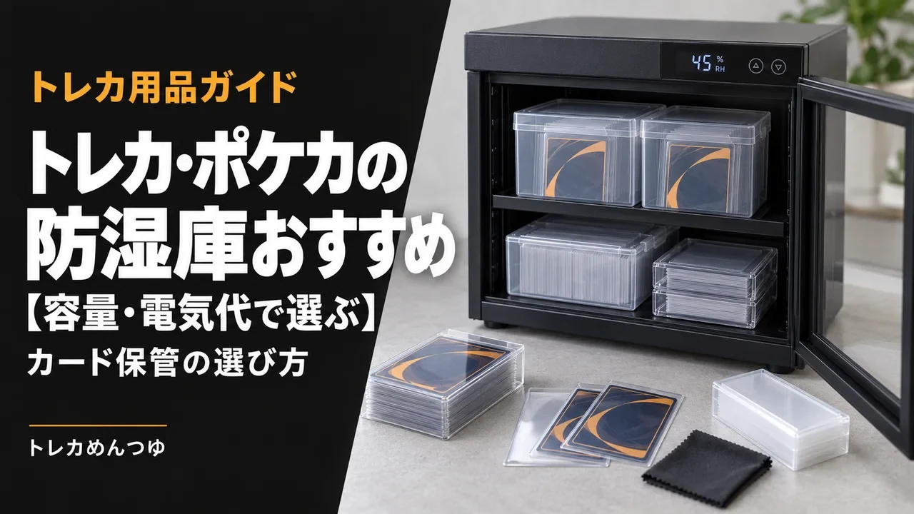 カメラ除湿機全自動ドライキャビネット(ポケモンカード保管) トレカ・ポケカの防湿庫おすすめ【容量・電気代で選ぶ】｜カード保管